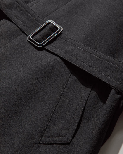 MM6 Maison Margiela Mm6 Trench Coat Black Coats and Jackets Jackets SH2AH0013 900