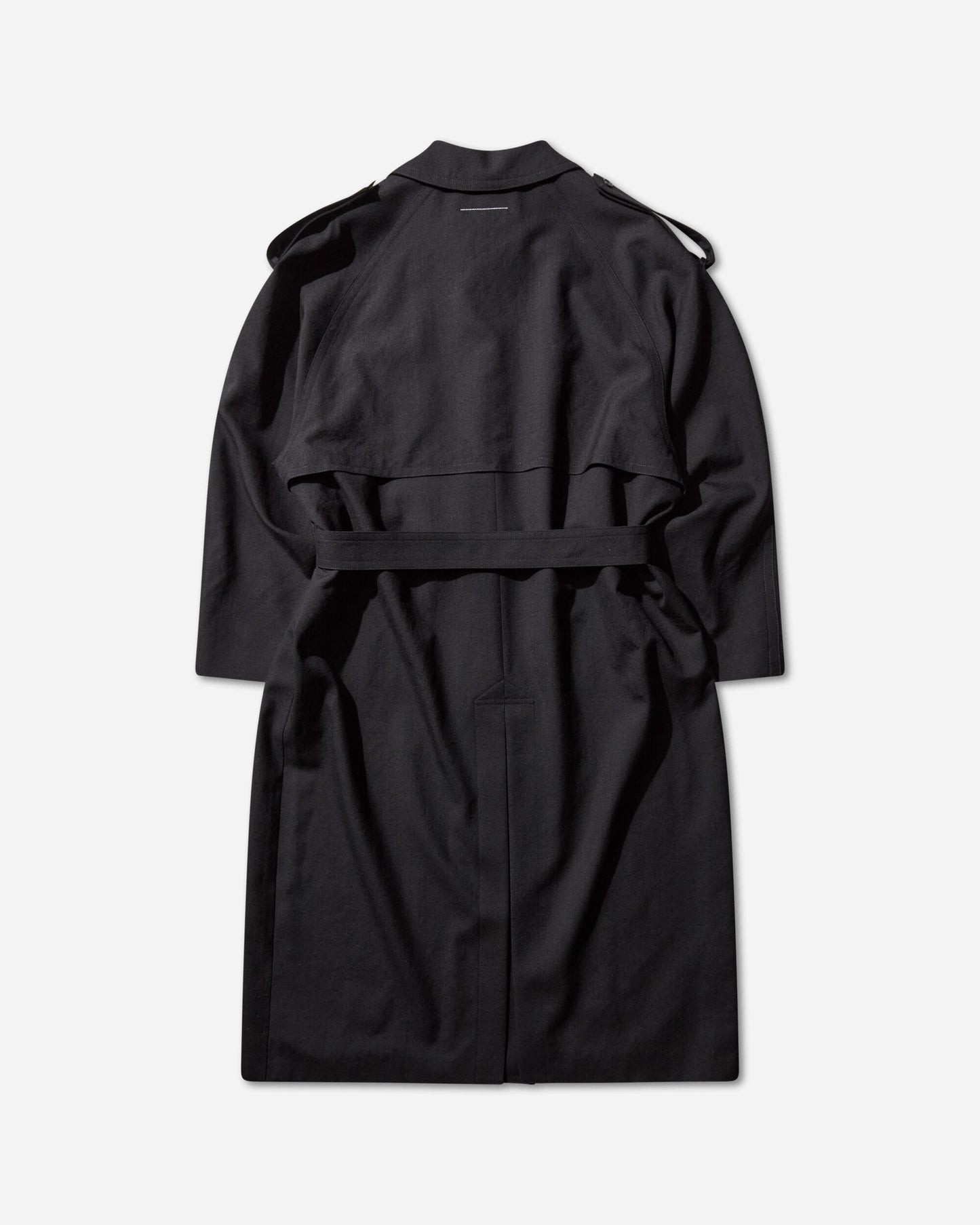 MM6 Maison Margiela Mm6 Trench Coat Black Coats and Jackets Jackets SH2AH0013 900