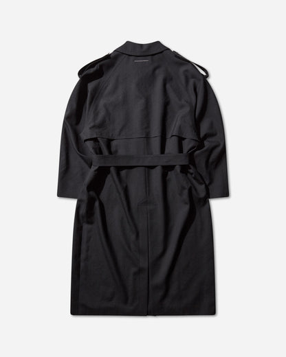 MM6 Maison Margiela Mm6 Trench Coat Black Coats and Jackets Jackets SH2AH0013 900