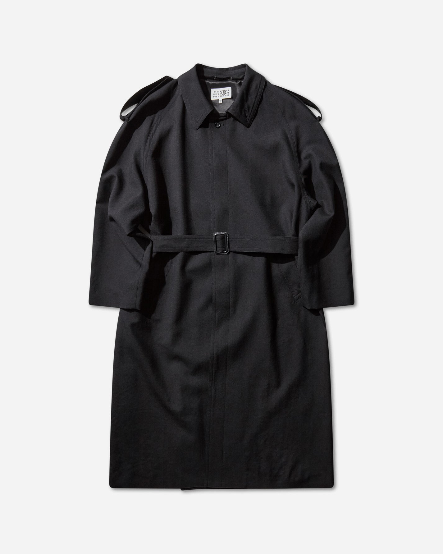 MM6 Maison Margiela Mm6 Trench Coat Black Coats and Jackets Jackets SH2AH0013 900