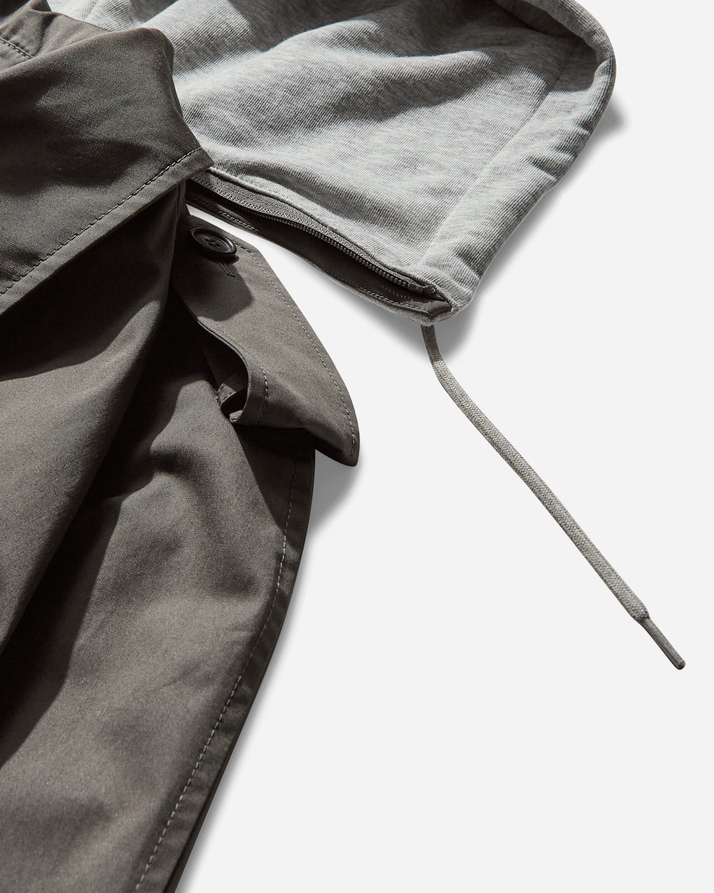 MM6 Maison Margiela Mm6 Trench Coat Grey Coats and Jackets Jackets SH0AH0005 860