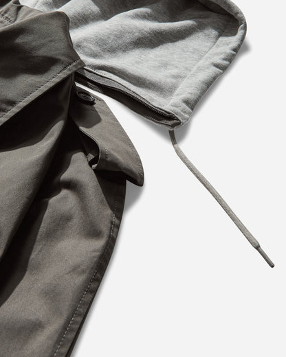 MM6 Maison Margiela Mm6 Trench Coat Grey Coats and Jackets Jackets SH0AH0005 860