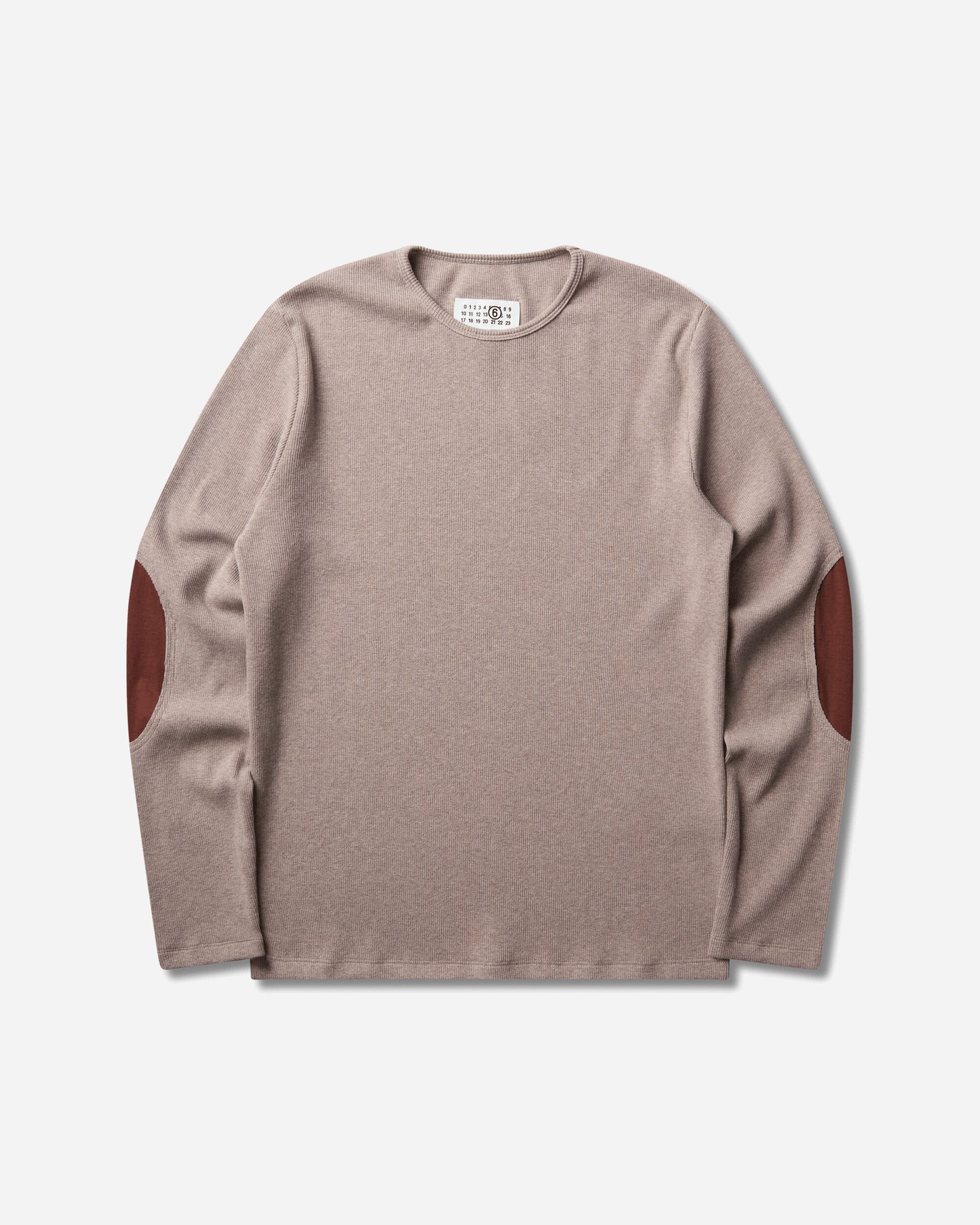 MM6 Maison Margiela Longsleeved Top Taupe T-Shirts Longsleeve SH0NH0025 809