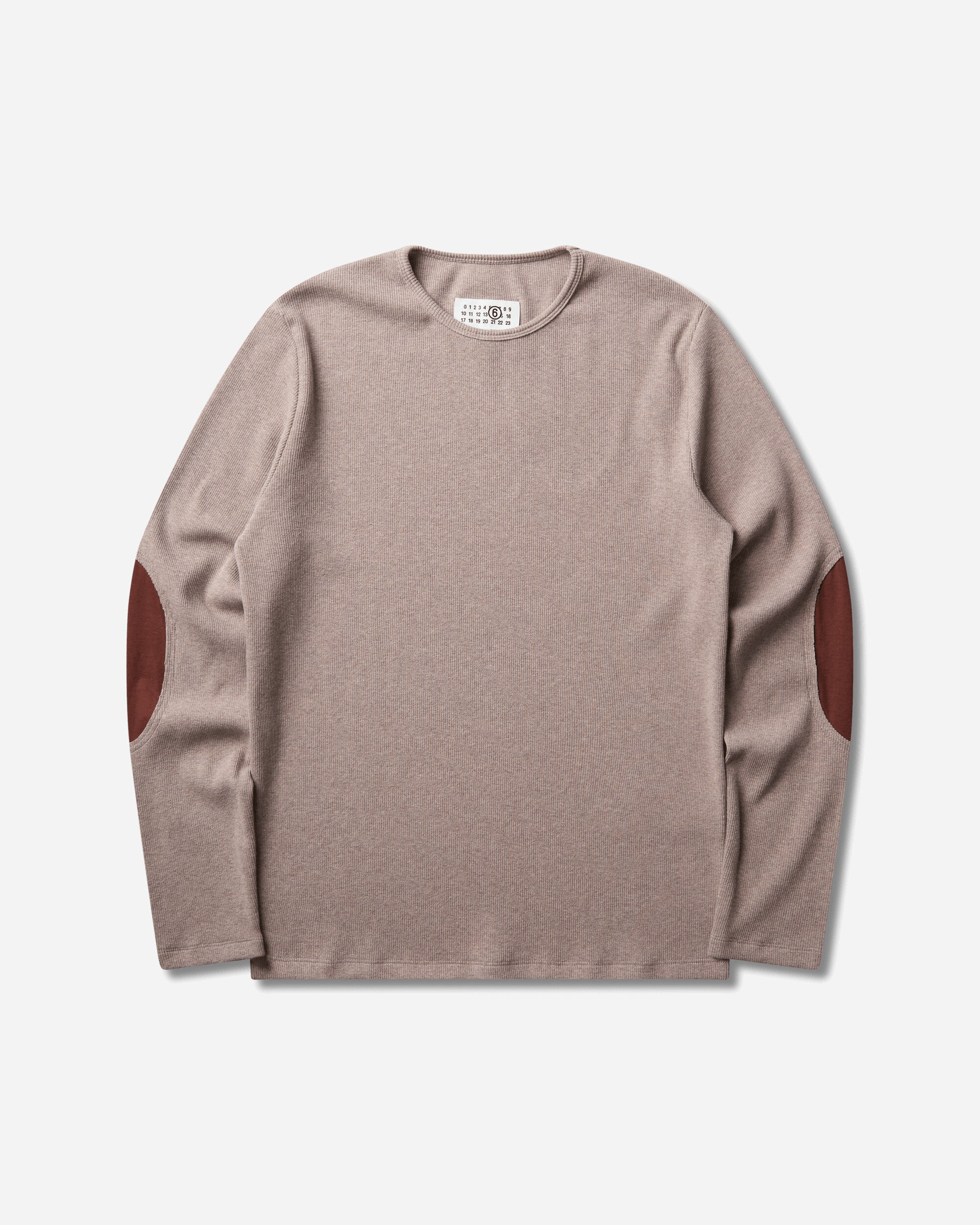 MM6 Maison Margiela Longsleeved Top Taupe T-Shirts Longsleeve SH0NH0025 809