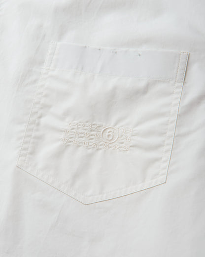 MM6 Maison Margiela Longsleeved Shirt Off White Shirts Longsleeve Shirt SH0DT0051 101