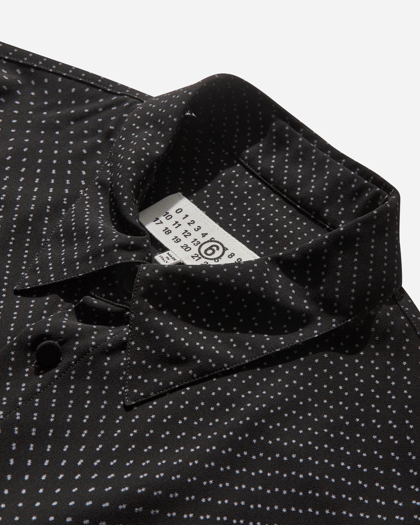 MM6 Maison Margiela Mm6 Long-Sleeved Shirt Black/White Shirts Longsleeve Shirt SH2DT0023 001S