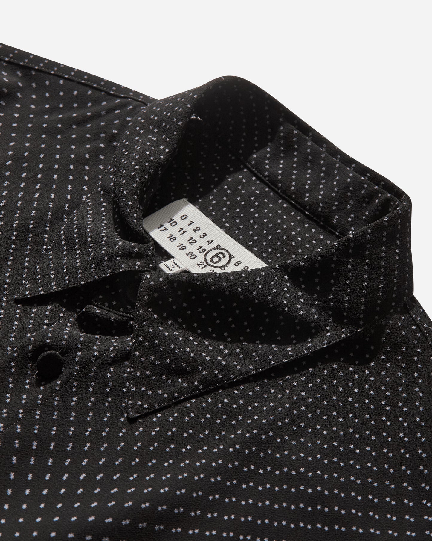 MM6 Maison Margiela Mm6 Long-Sleeved Shirt Black/White Shirts Longsleeve Shirt SH2DT0023 001S