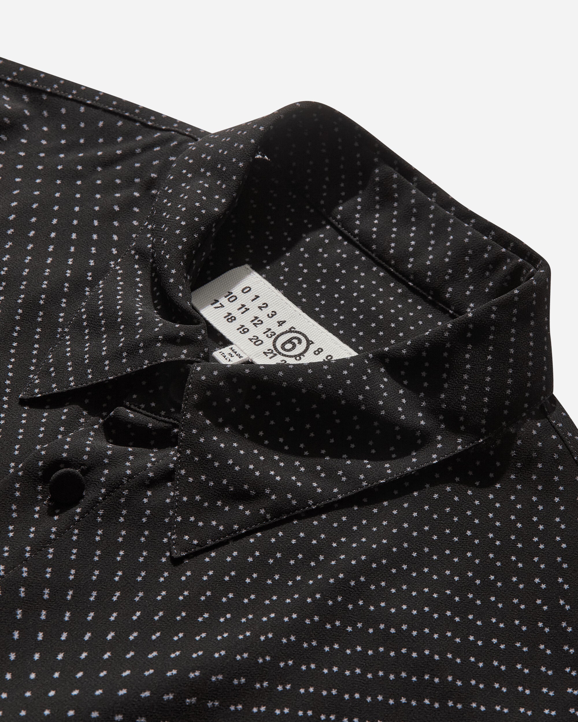 MM6 Maison Margiela Mm6 Long-Sleeved Shirt Black/White Shirts Longsleeve Shirt SH2DT0023 001S