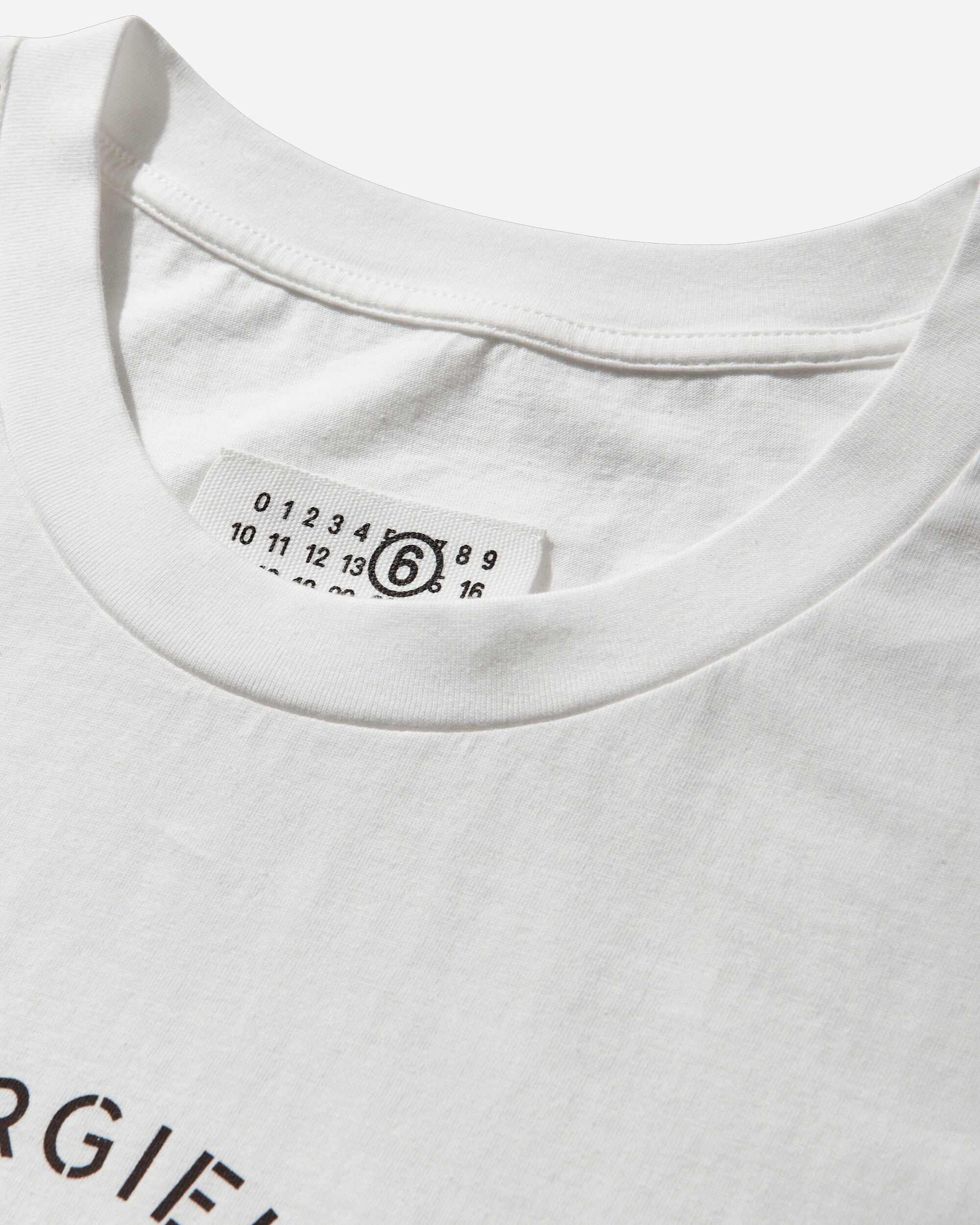 MM6 Maison Margiela T-Shirt Off White T-Shirts Shortsleeve SH2GC0038 101