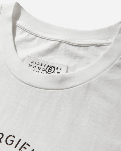 MM6 Maison Margiela T-Shirt Off White T-Shirts Shortsleeve SH2GC0038 101