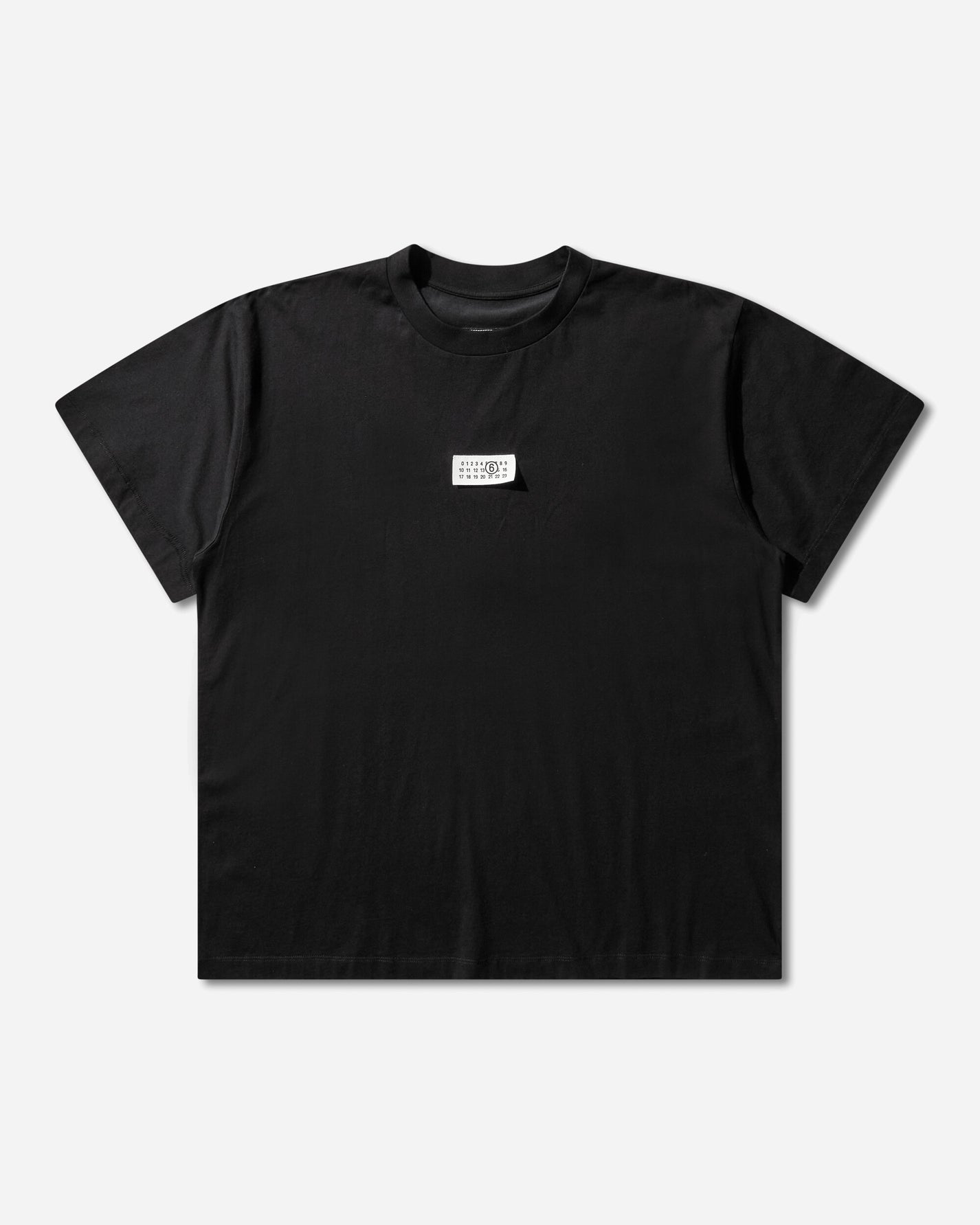 MM6 Maison Margiela T-Shirt Black T-Shirts Shortsleeve SH0GC0032 900