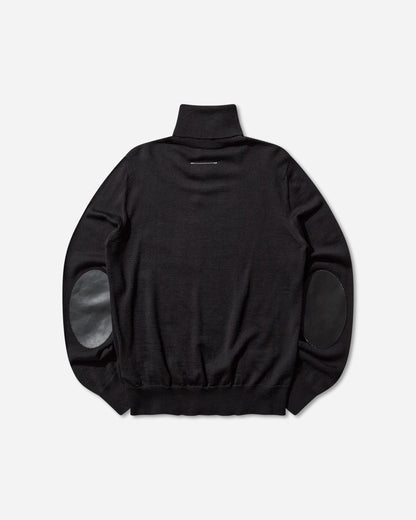 MM6 Maison Margiela Mm6 Pullover Black Knitwears Sweaters SH0HA0006 900