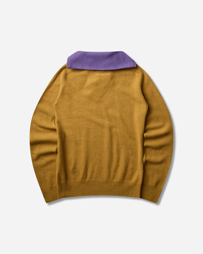 MM6 Maison Margiela Wmns Pullover Mustard/violet Knitwears Sweaters S62HA0109 961