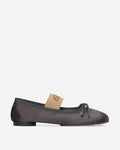 MM6 Maison Margiela Wmns Scarpa Ballerina Black Classic Shoes Flat Shoes S59WZ0093P5560 T6057
