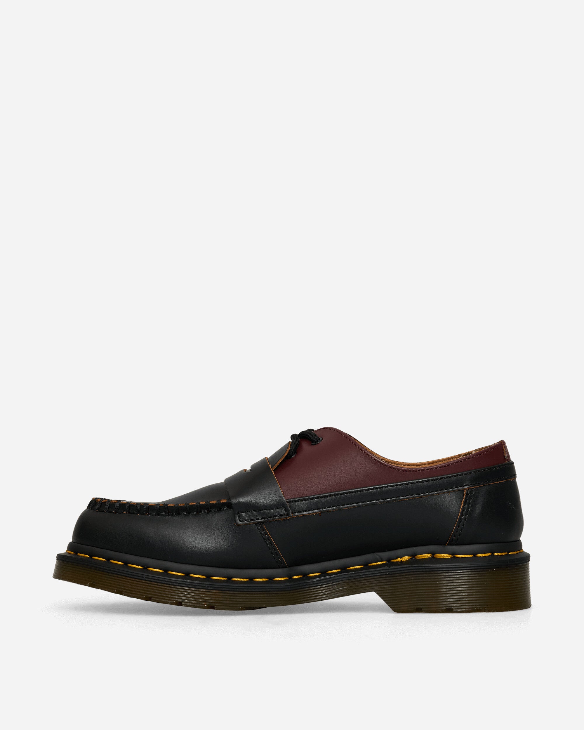 MM6 Maison Margiela 1461/Penton - Mash Up Black / Oxblood Classic Shoes Loafers S66WR0028P8031 H6851