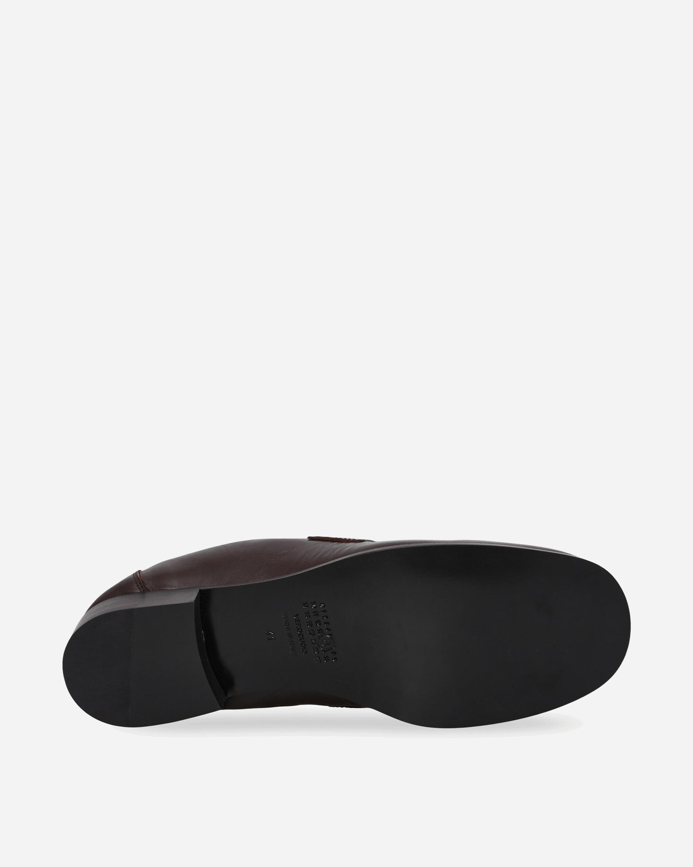 MM6 Maison Margiela Mocassin Coffee Bean Classic Shoes Loafers SH3WR0008 T8243