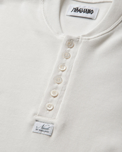 Magliano Nudo Serafino Long S White T-Shirts Longsleeve MGFW26TT02876 6067