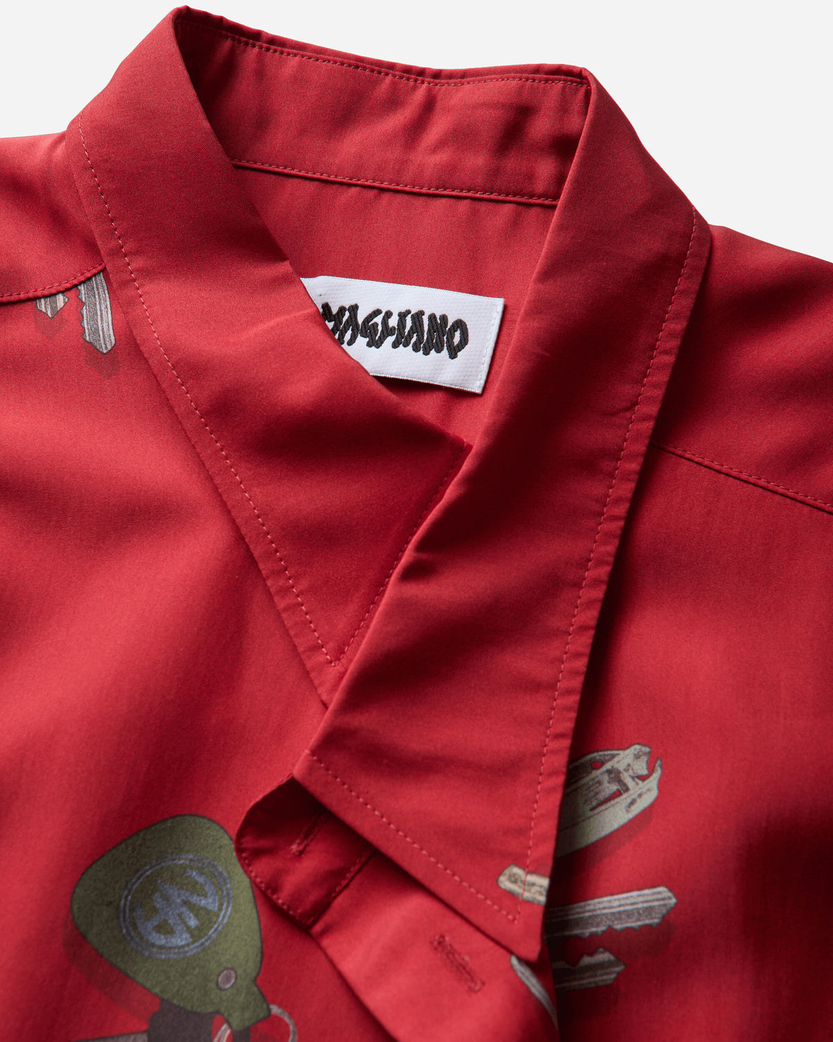 Magliano A Bunch Of Keys Shir Red Shirts Longsleeve Shirt MGFW26SR01092 8503