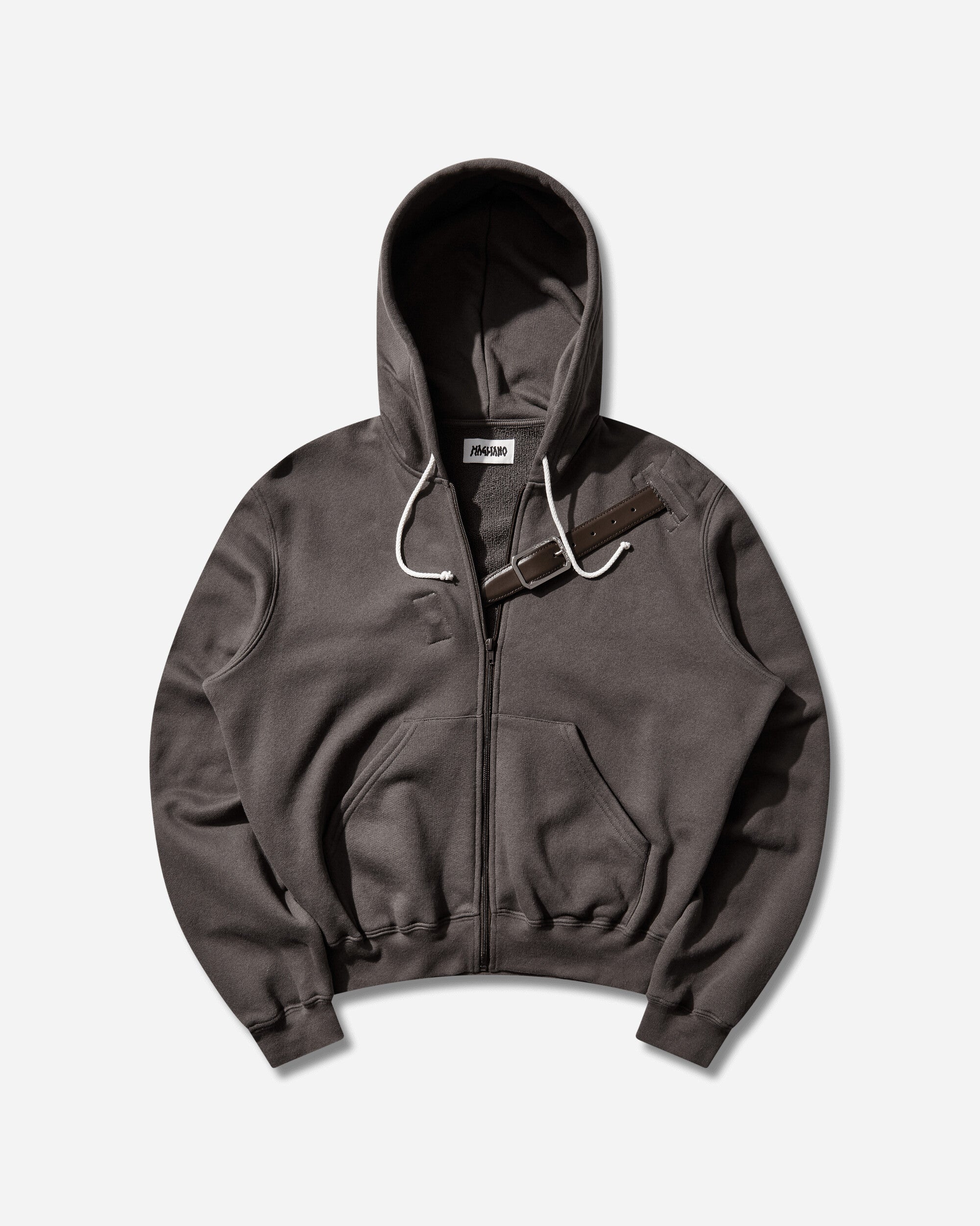 Magliano Provincia Hoodie Brown Sweatshirts Zip-Ups MGSS26HO01012 6083