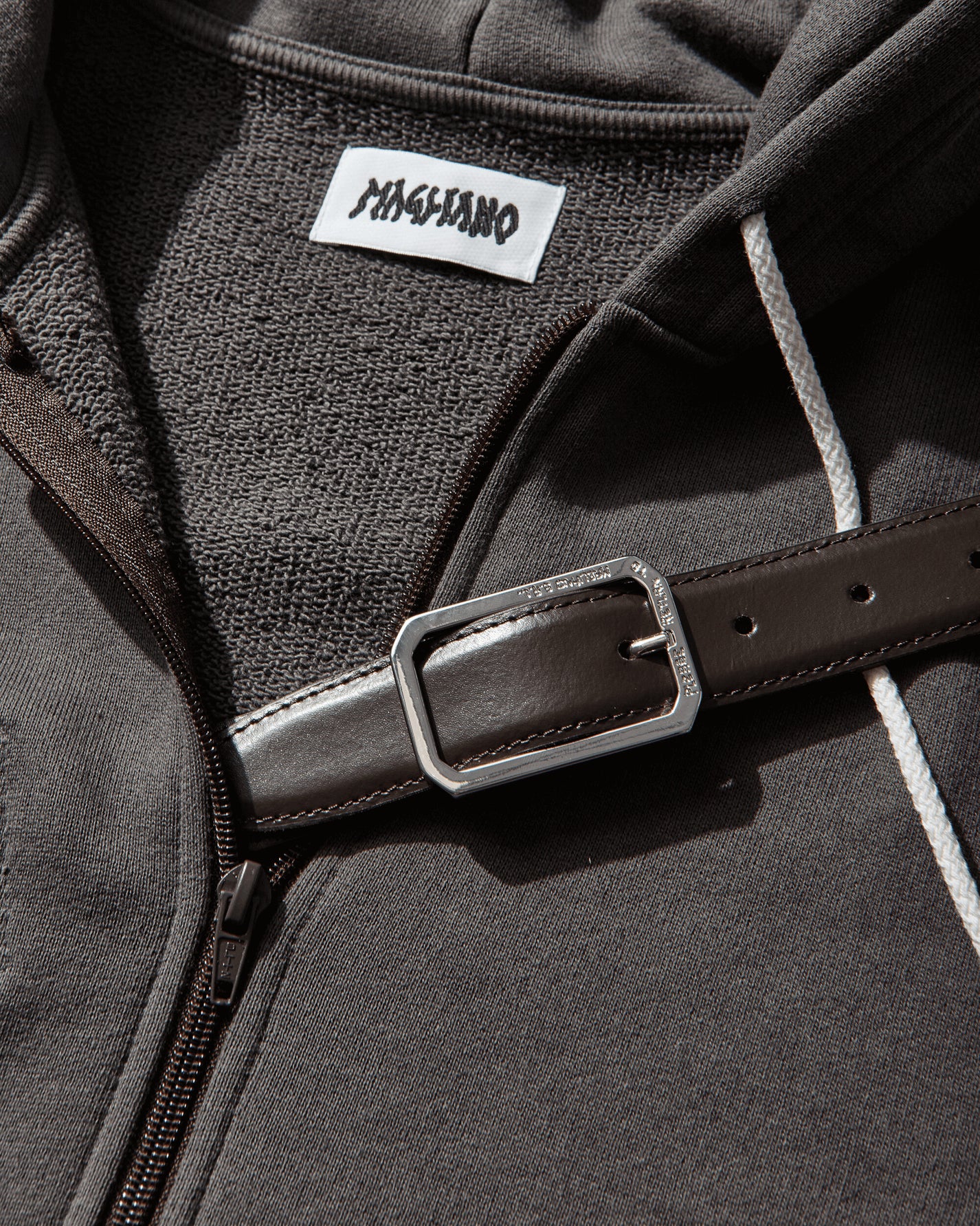 Magliano Provincia Hoodie Brown Sweatshirts Zip-Ups MGSS26HO01012 6083