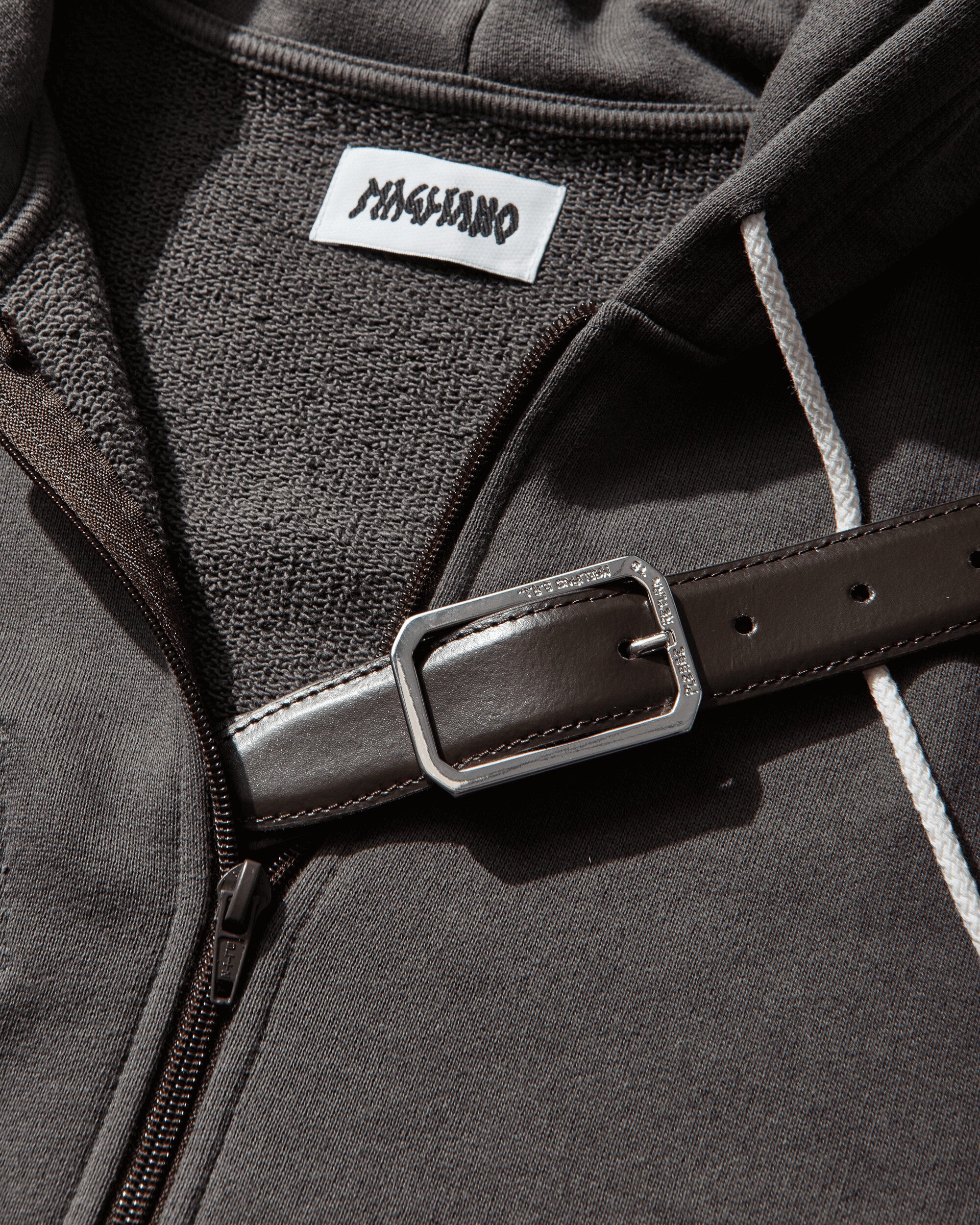 Magliano Provincia Hoodie Brown Sweatshirts Zip-Ups MGSS26HO01012 6083