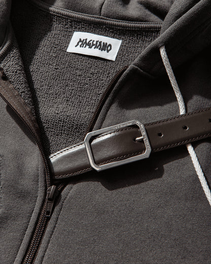 Magliano Provincia Hoodie Brown Sweatshirts Zip-Ups MGSS26HO01012 6083