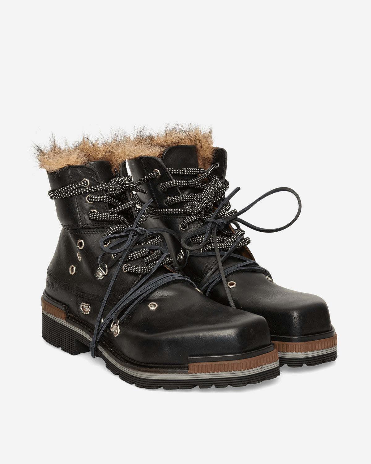 Magliano Teknival Monster Boo Black Boots Laced Up Boots MGFW26FO12725 6084