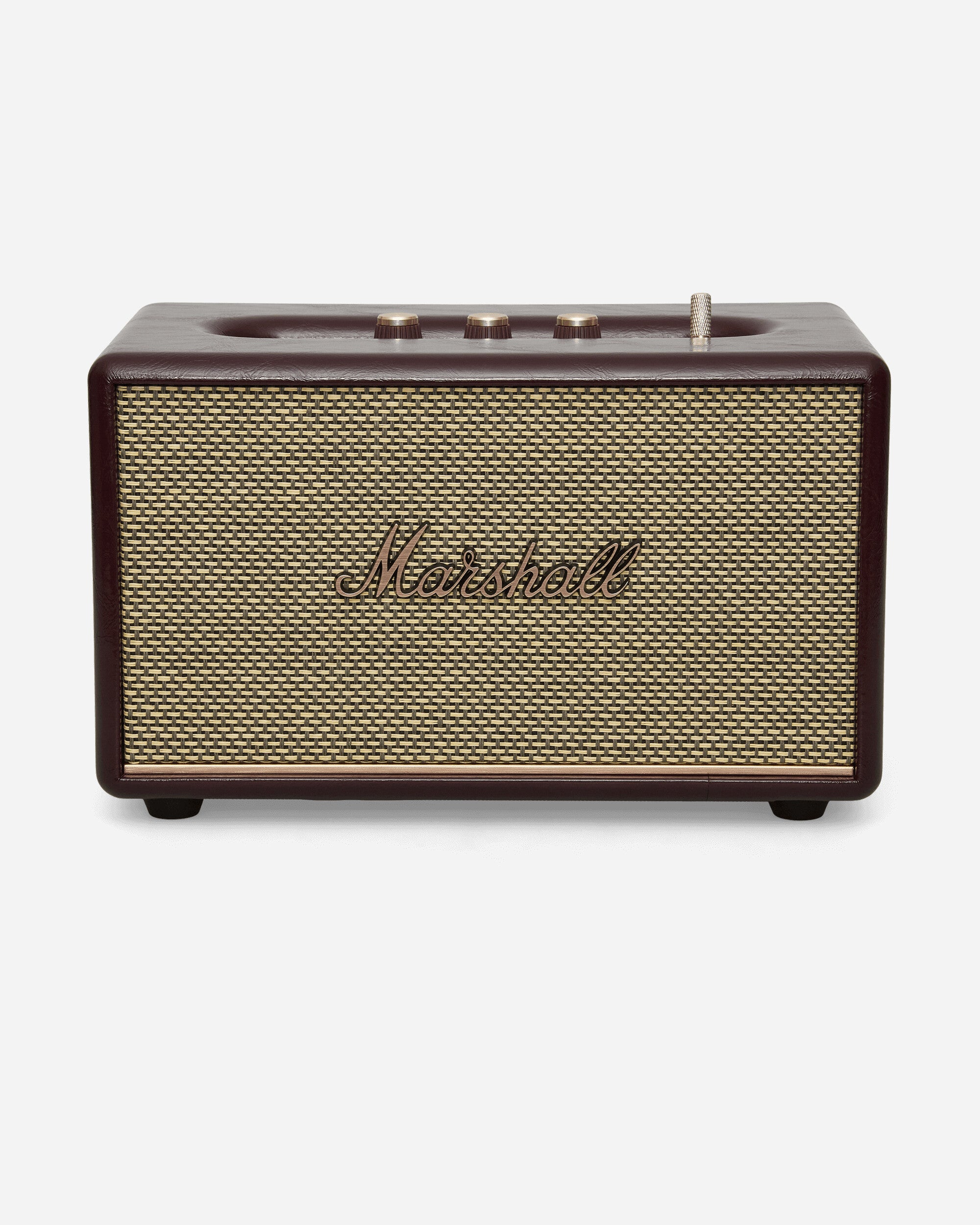 Marshall Acton III Burgundy Burgundy Tech and Audio Speakers 1008173 BURGUNDY