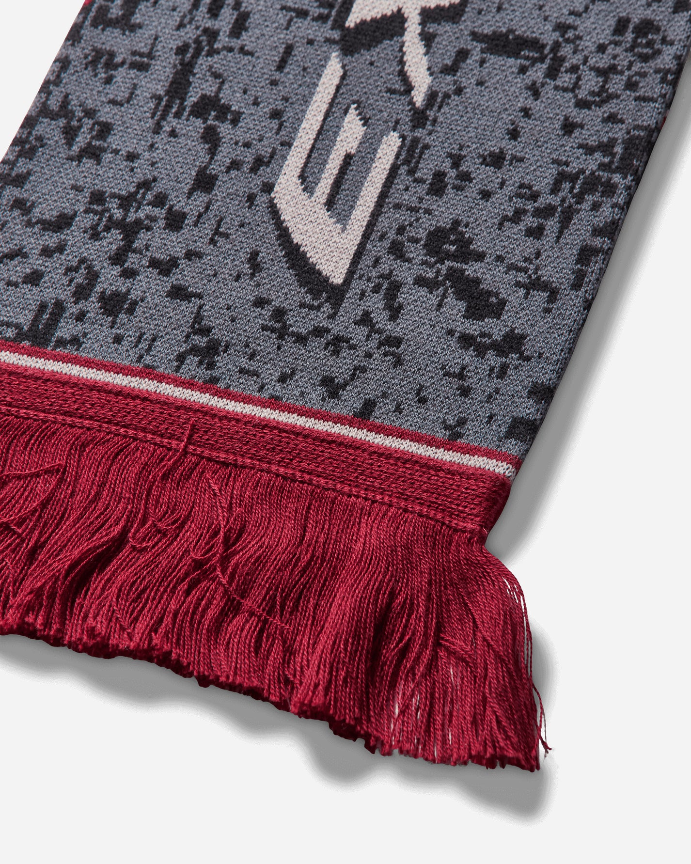 Martine Rose Reversible Scarf Grey-Red Gloves and Scarves Scarves and Warmneck 1220YA09029