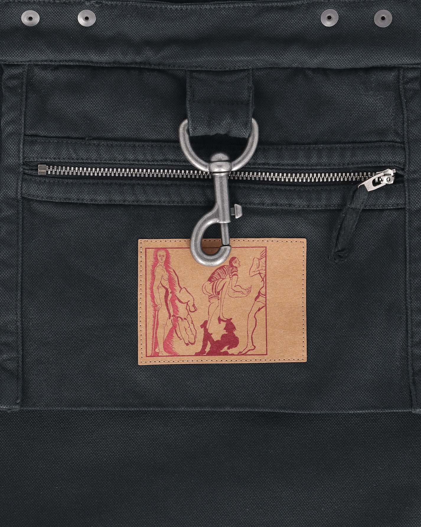 Martine Rose Bondage Tote Bag Green Dark Green Bags and Backpacks Tote Bags 1207WP22414