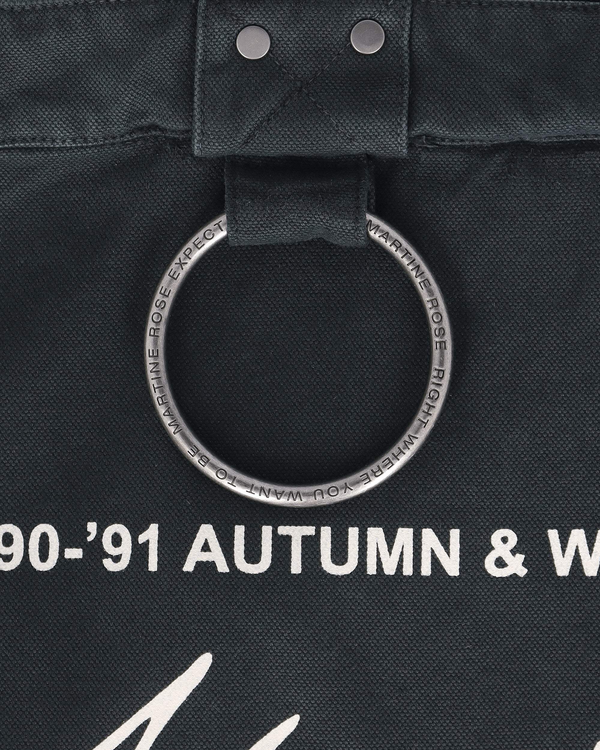 Martine Rose Bondage Tote Bag Green Dark Green Bags and Backpacks Tote Bags 1207WP22414