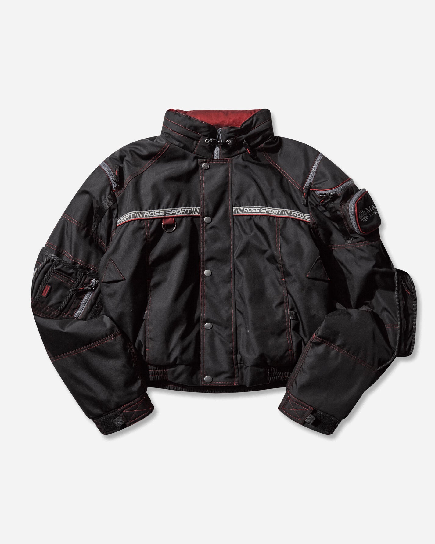 Martine Rose Bumbag Jacket Black-Red Coats and Jackets Bomber Jackets 750WO15035