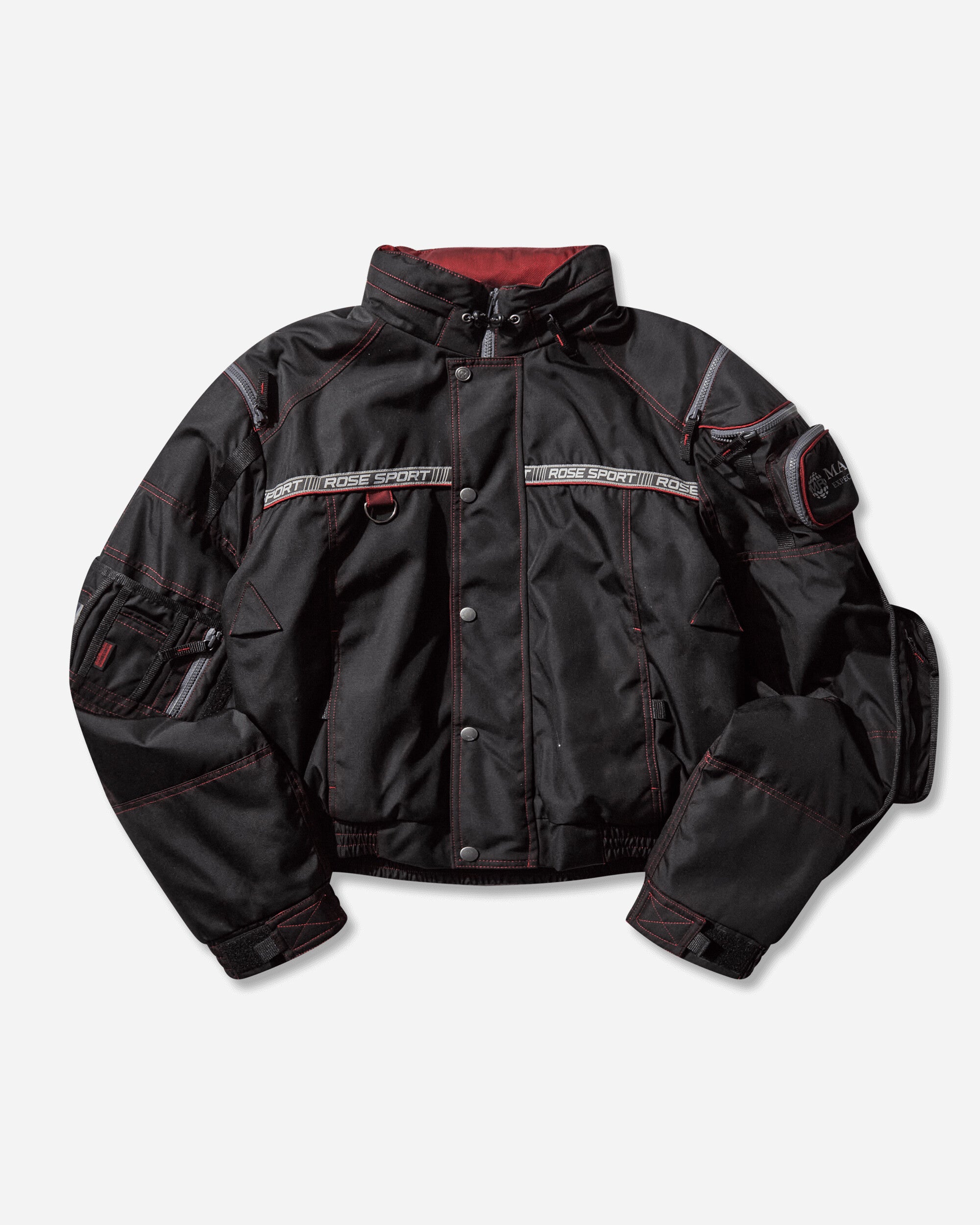 Martine Rose Bumbag Jacket Black-Red Coats and Jackets Bomber Jackets 750WO15035