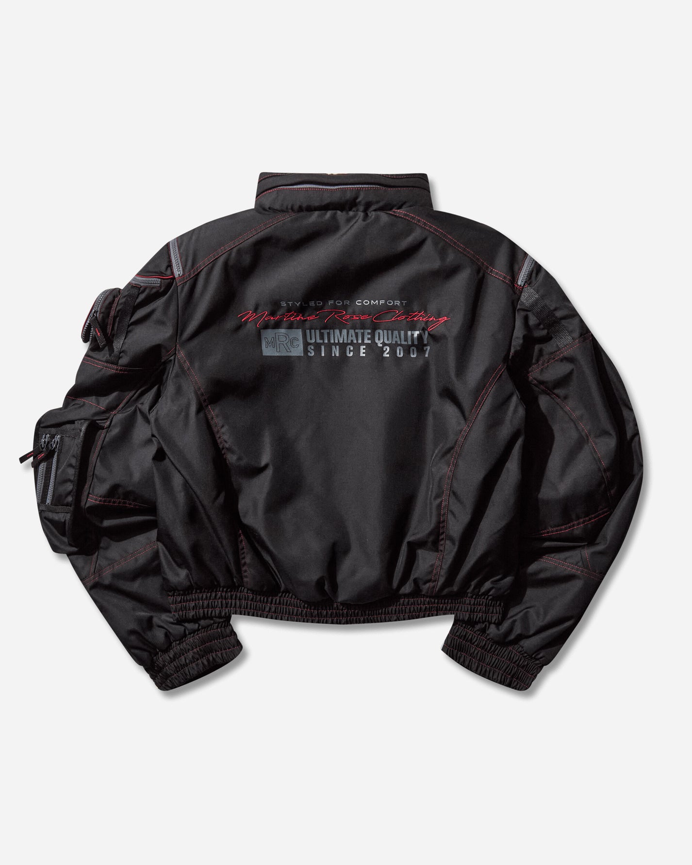 Martine Rose Bumbag Jacket Black-Red Coats and Jackets Bomber Jackets 750WO15035