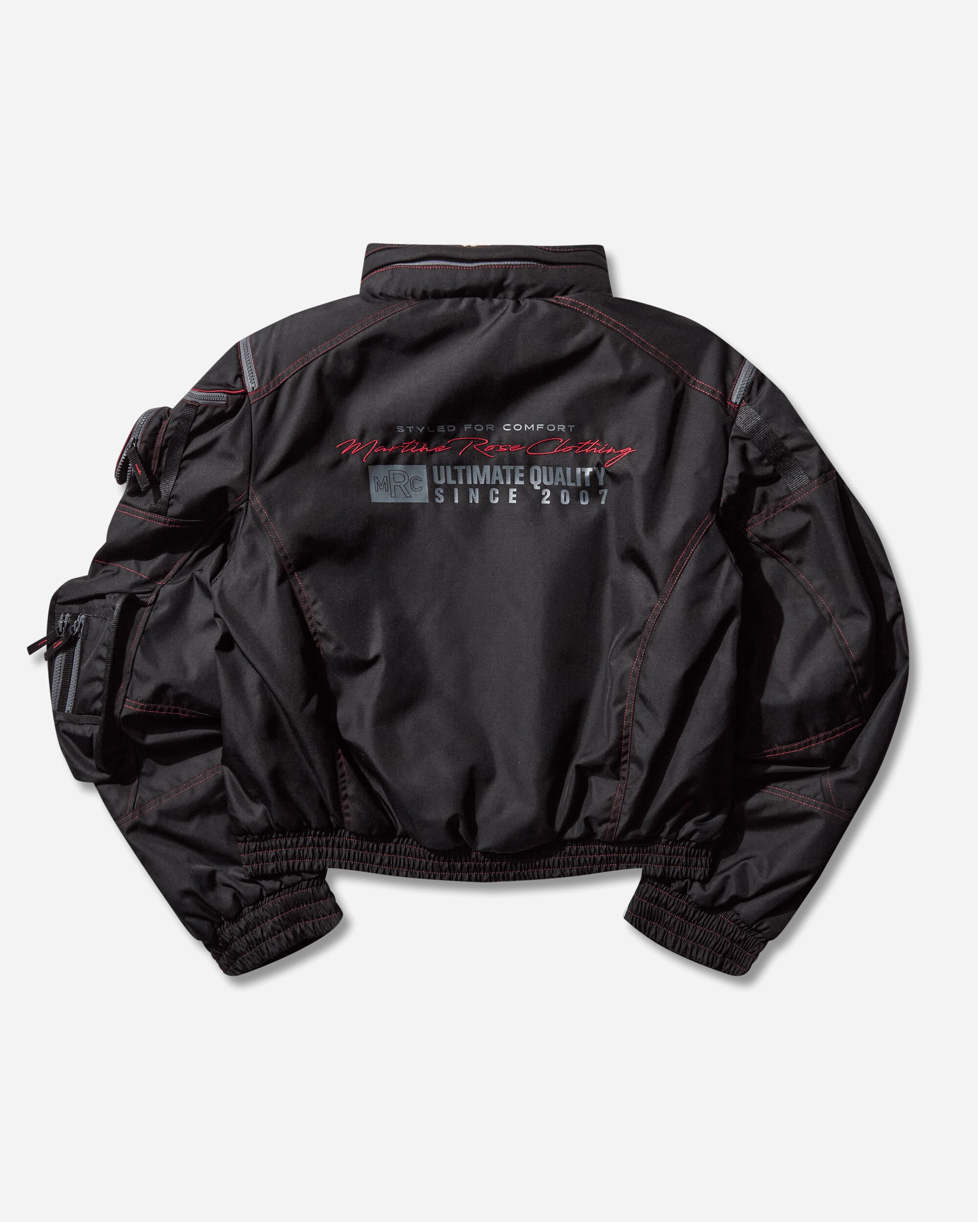 Martine Rose Bumbag Jacket Black-Red Coats and Jackets Bomber Jackets 750WO15035