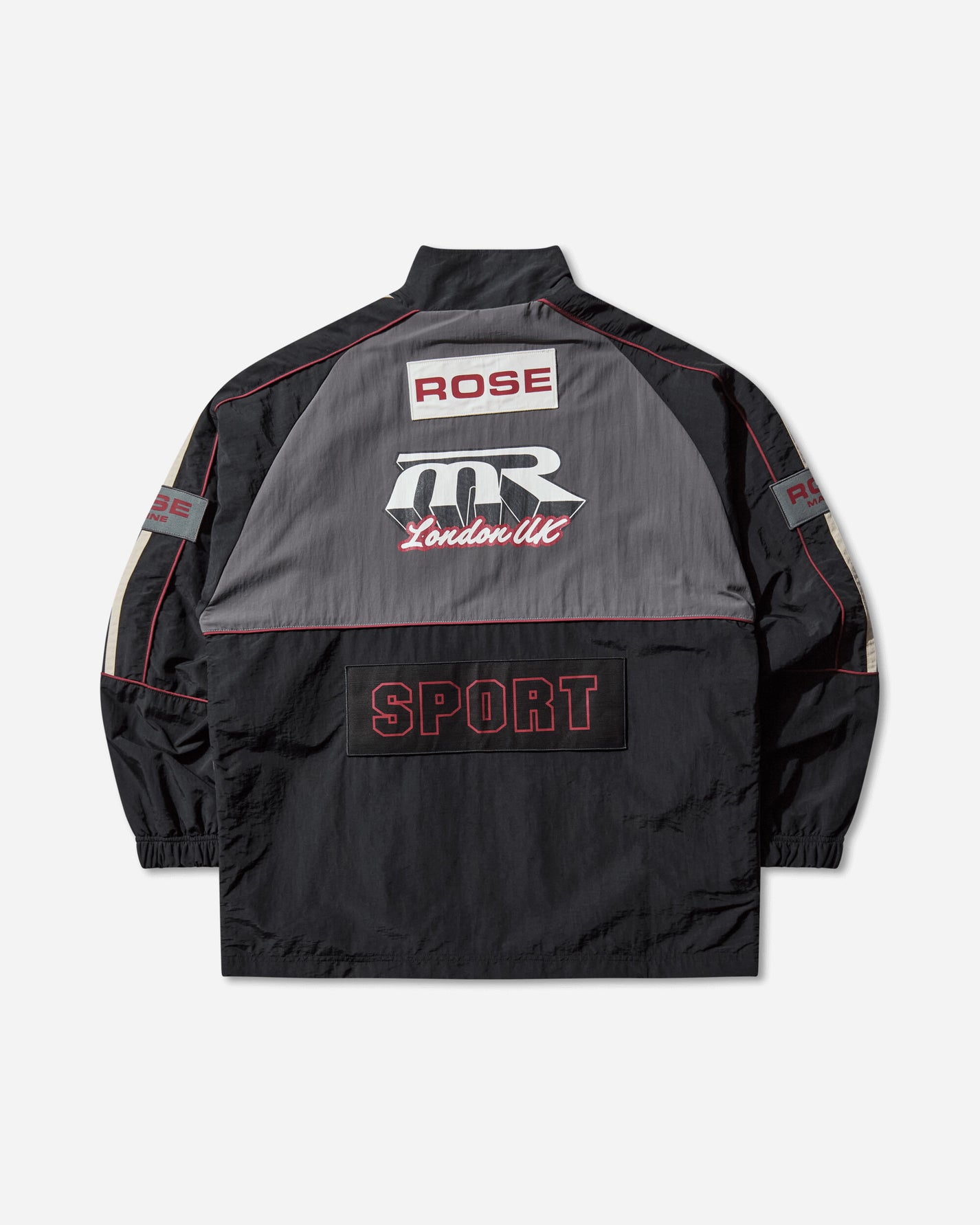 Martine Rose Hockey Pullover Black-Grey Sweatshirts Crewneck 121WP01009