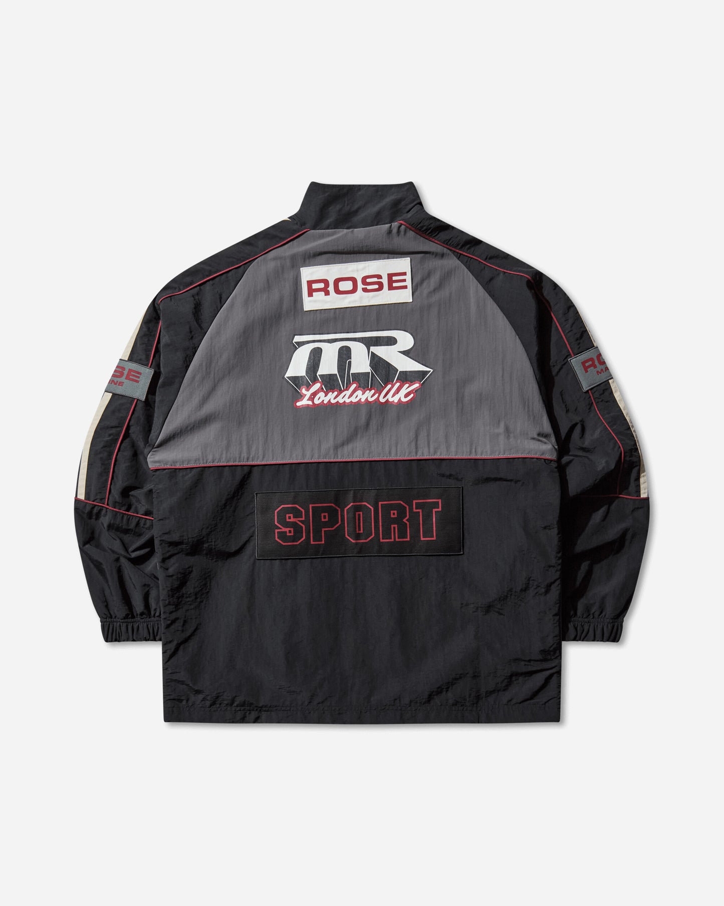 Martine Rose Hockey Pullover Black-Grey Sweatshirts Crewneck 121WP01009