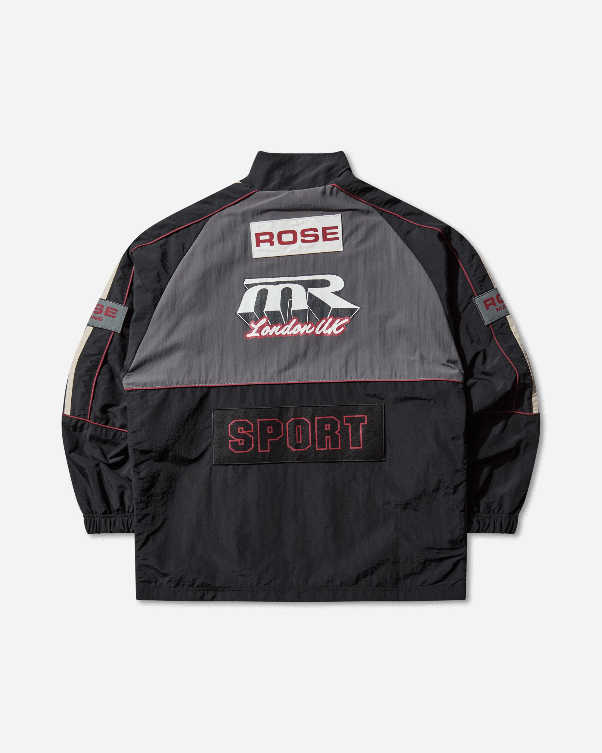 Martine Rose Hockey Pullover Black-Grey Sweatshirts Crewneck 121WP01009