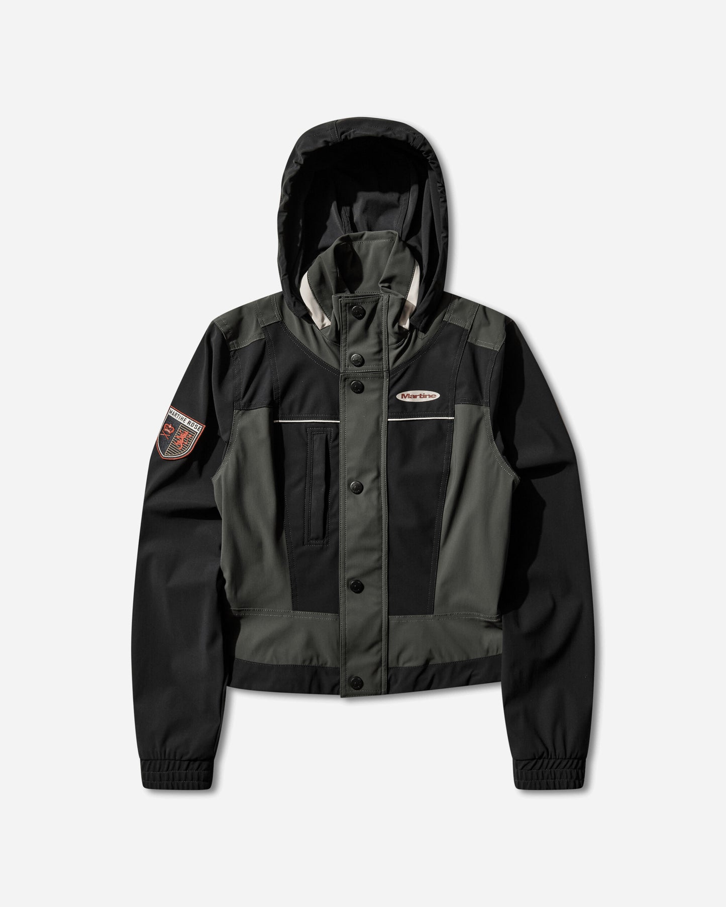 Martine Rose Wmns Womens Stretch Jacket Green/Dark Green /Black Coats and Jackets Jackets 746JT17420