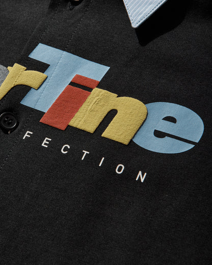 Martine Rose L S T Shirt Shirt Blue/White Stripe/Black Shirts Longsleeve Shirt 494WS36531