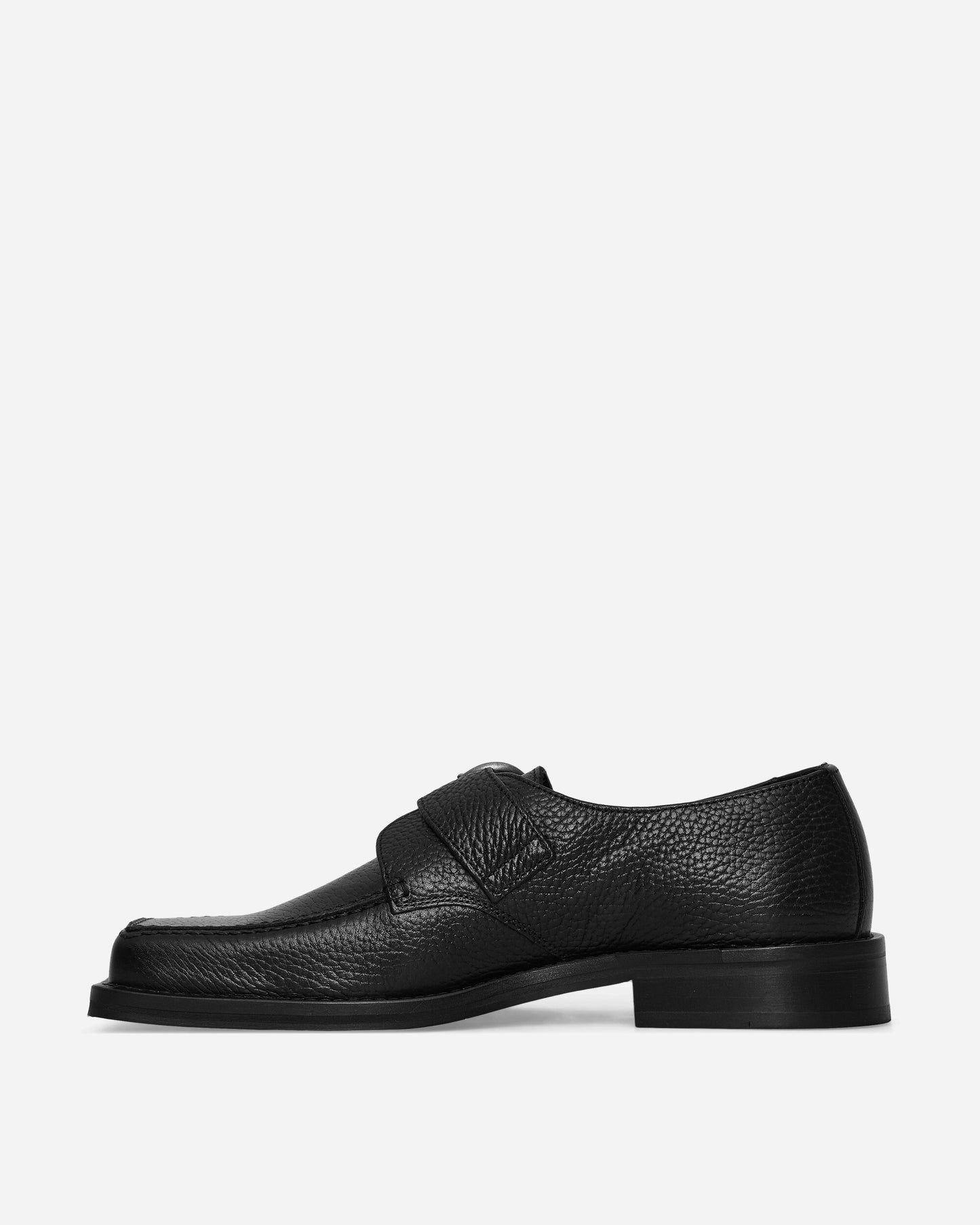 Martine Rose Wmns Square Toe Buckle Loafer Black Classic Shoes Loafers 1055LP07001