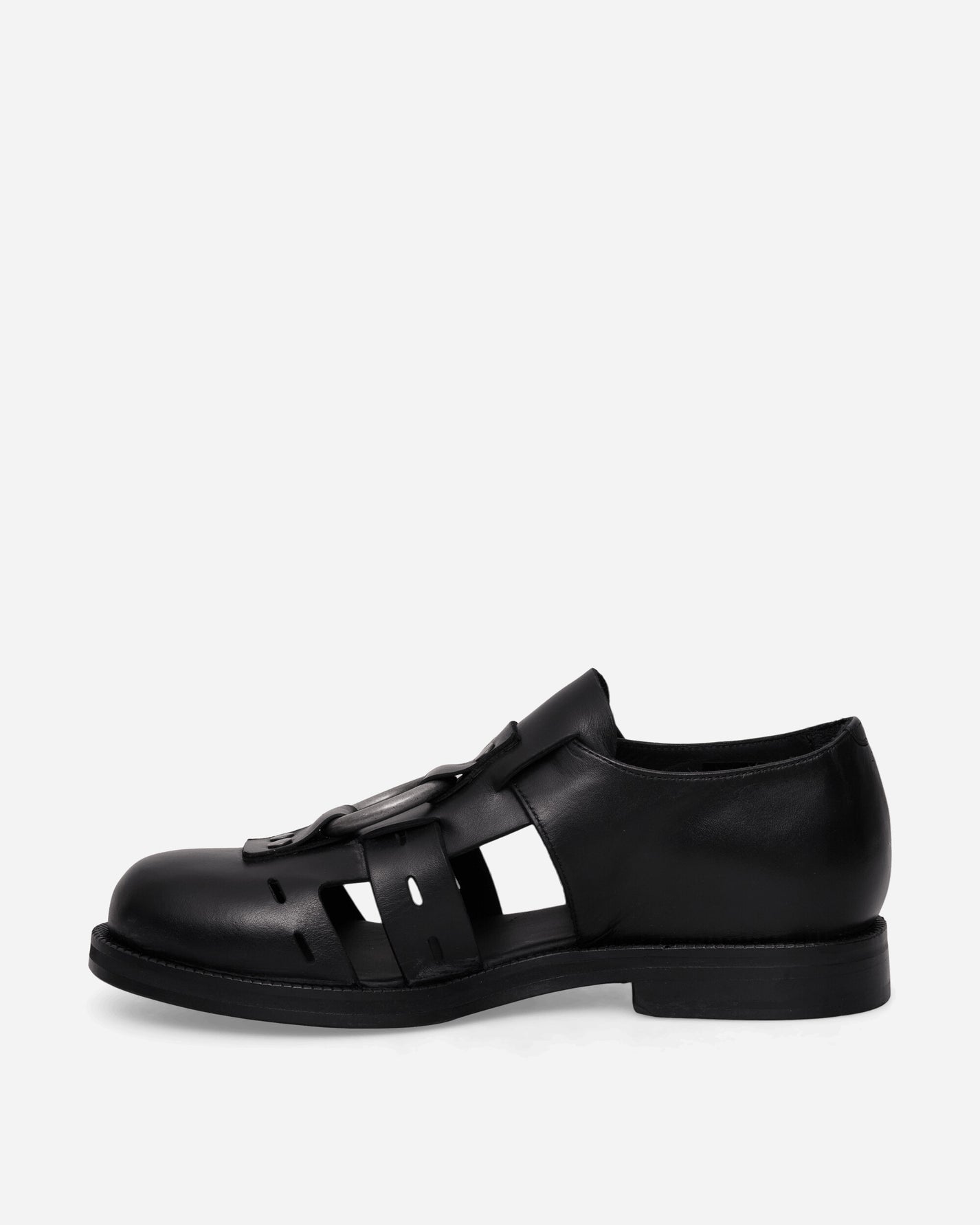 Martine Rose Bondage Belt Sandal Black Sandals and Slides Sandals and Mules 1062LP23001