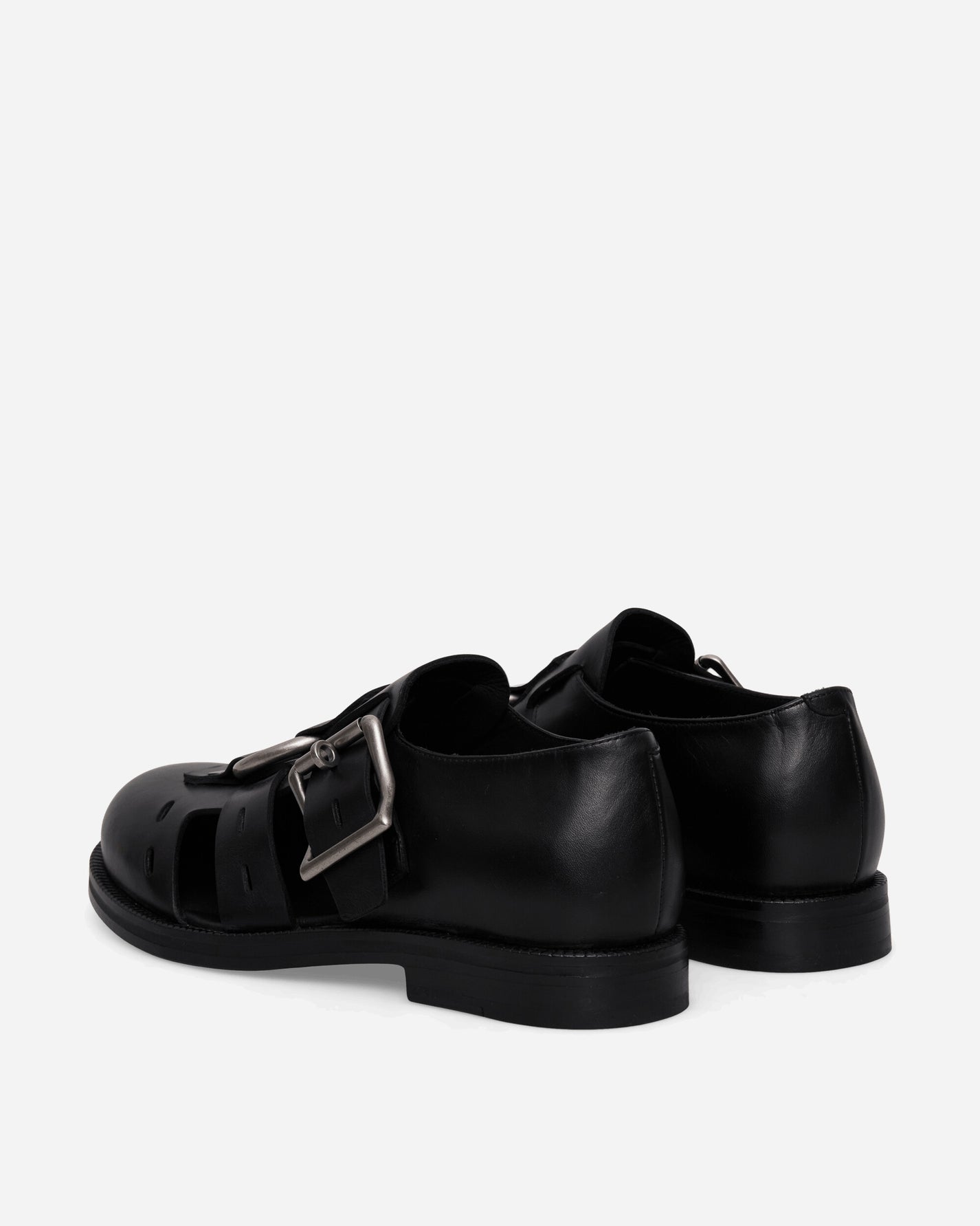 Martine Rose Bondage Belt Sandal Black Sandals and Slides Sandals and Mules 1062LP23001