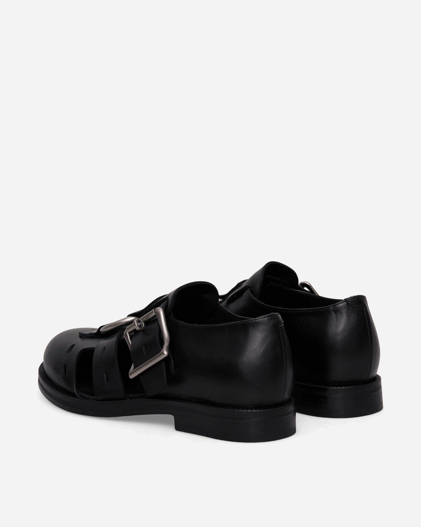 Martine Rose Bondage Belt Sandal Black Sandals and Slides Sandals and Mules 1062LP23001