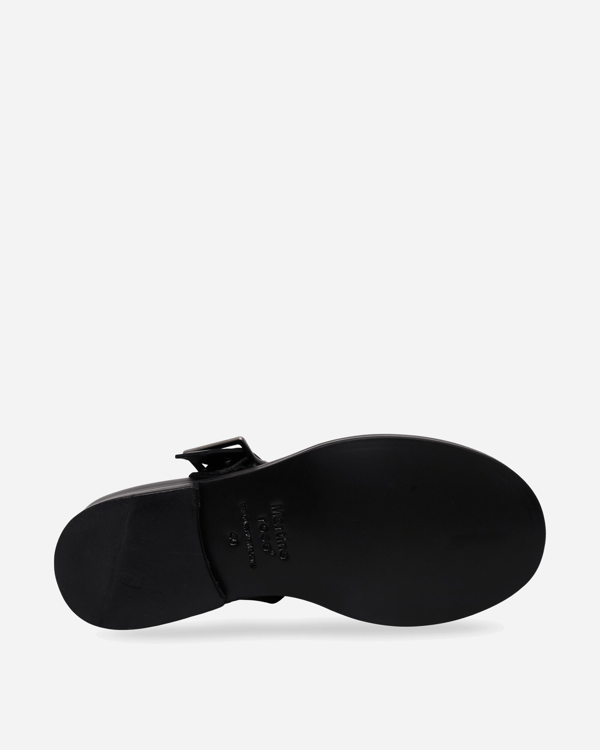 Martine Rose Bondage Belt Sandal Black Sandals and Slides Sandals and Mules 1062LP23001
