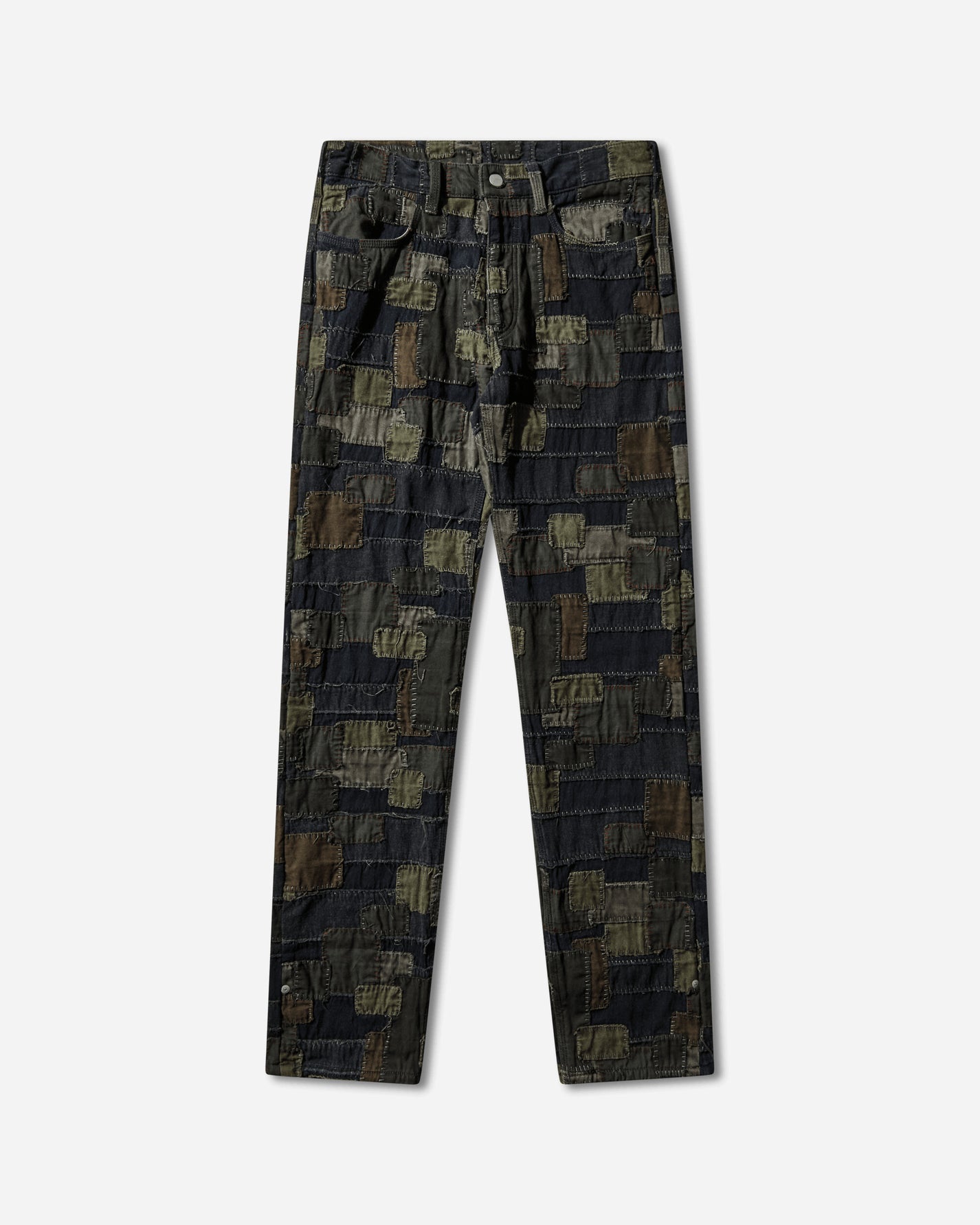 Matthew M. Williams Mens Blackmeans Jean Multi Boro Pants Denim MBLMDNM MLTI