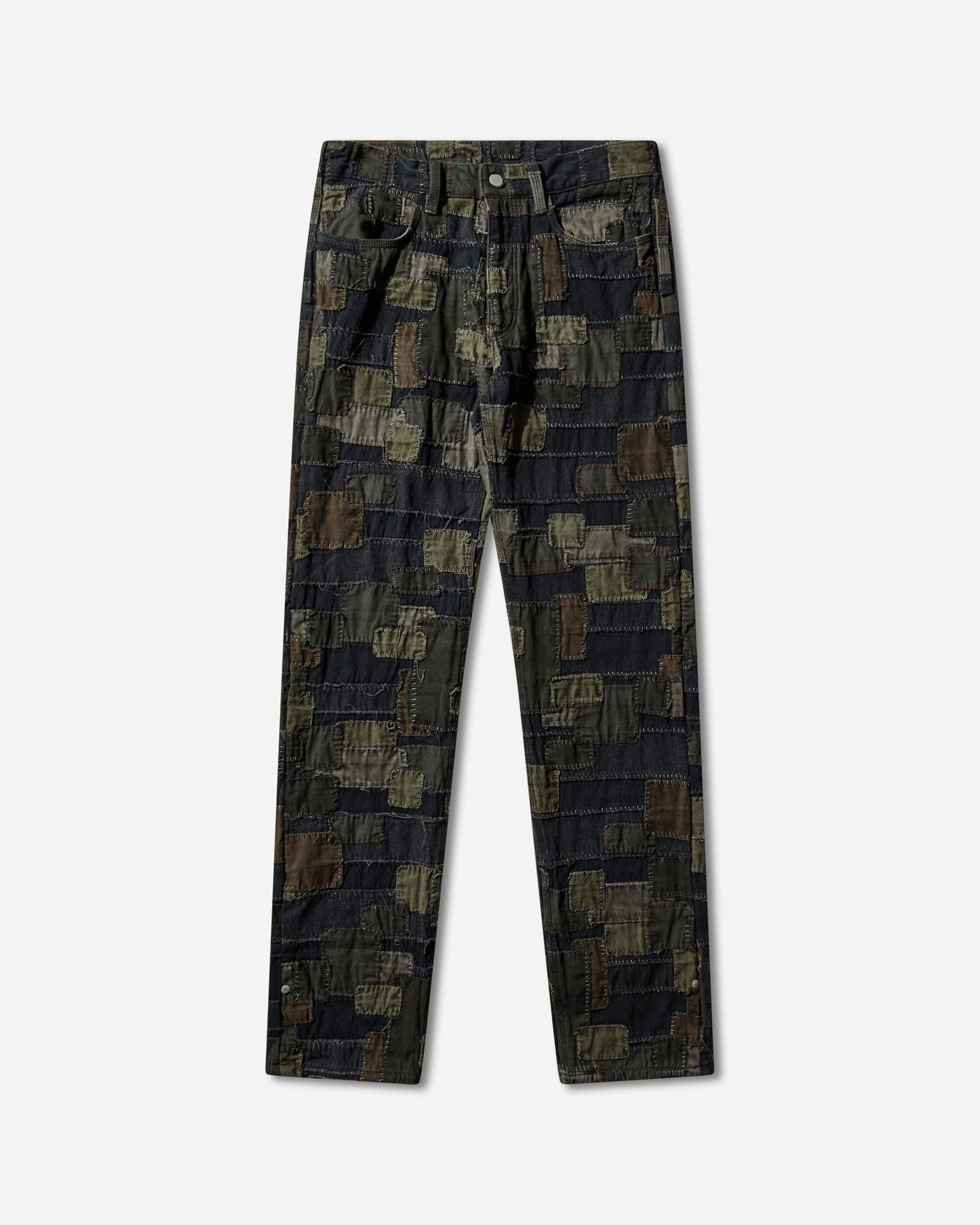 Matthew M. Williams Mens Blackmeans Jean Multi Boro Pants Denim MBLMDNM MLTI