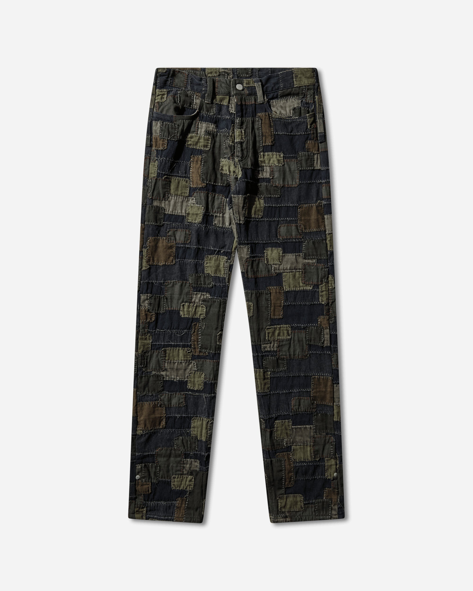 Matthew M. Williams Mens Blackmeans Jean Multi Boro Pants Denim MBLMDNM MLTI