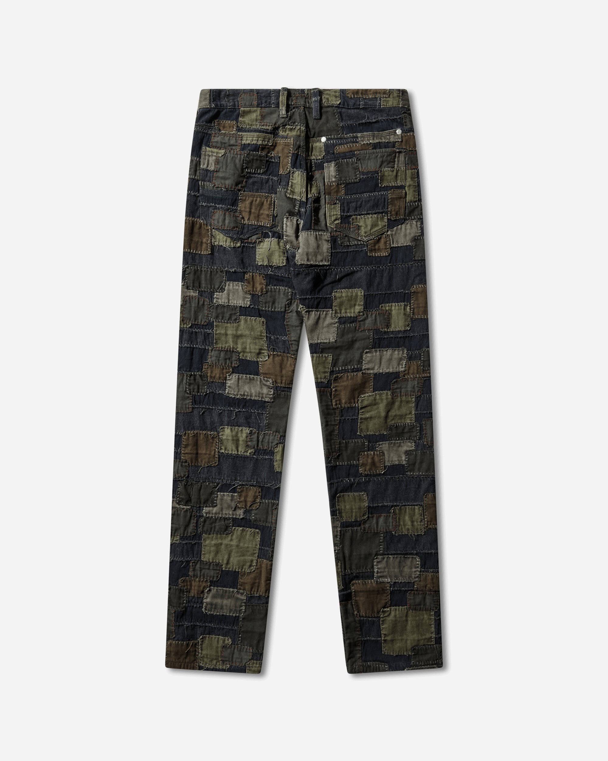 Matthew M. Williams Mens Blackmeans Jean Multi Boro Pants Denim MBLMDNM MLTI