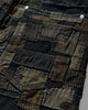 Matthew M. Williams Mens Blackmeans Jean Multi Boro Pants Denim MBLMDNM MLTI